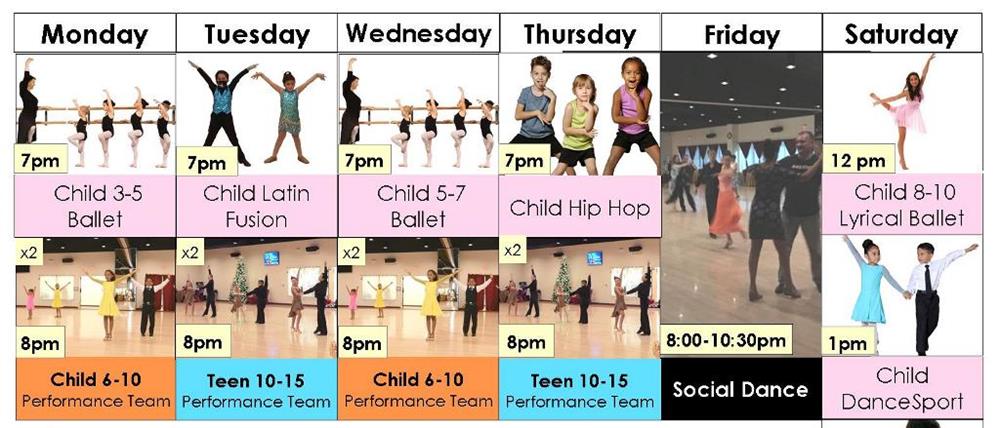 group dance classes for adults and children in Houston at DanceSport Club