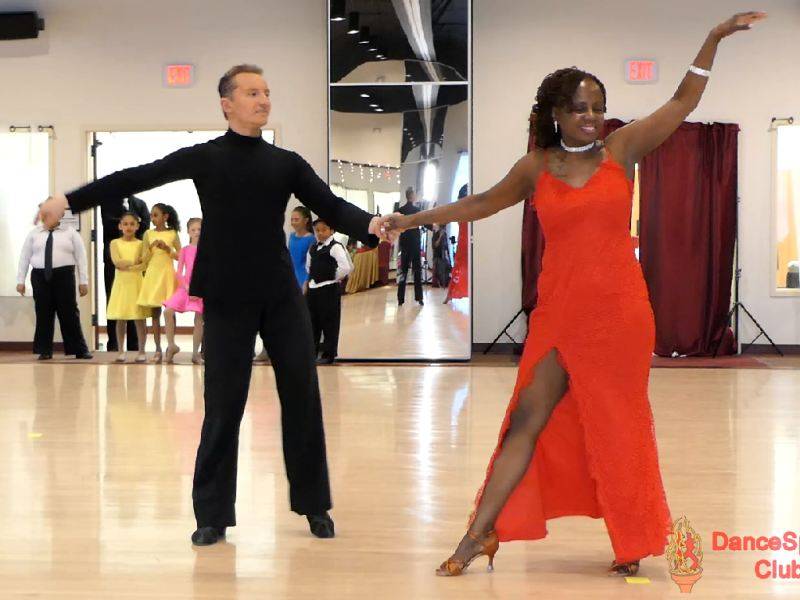 Adult DanceSport (Ballroom and Latin) dance class in Houston