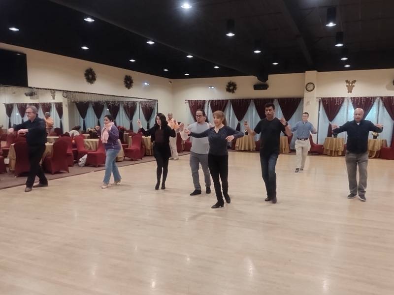 Adult DanceSport class rumba walks