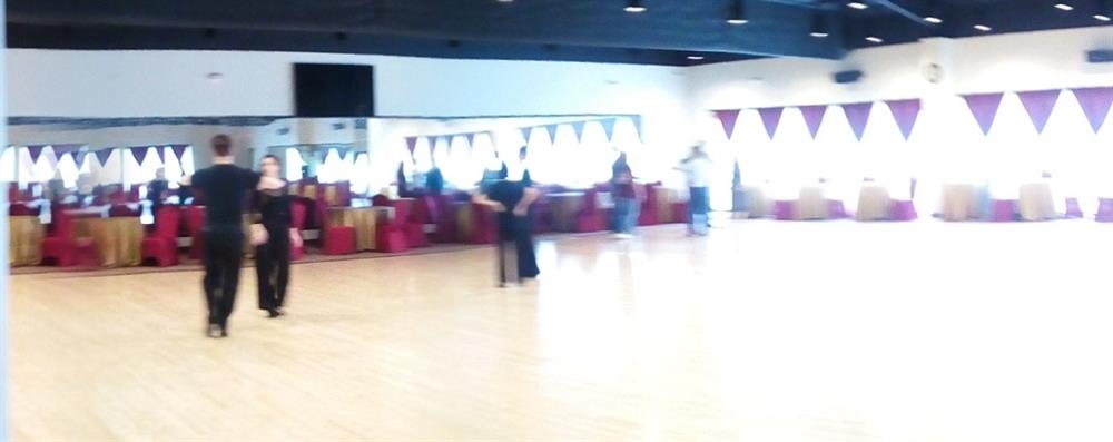 Practicing dancing