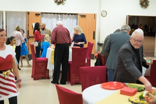 Food at Holiday Dance Showcase