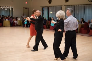 Social dance at Holiday Dance Showcase