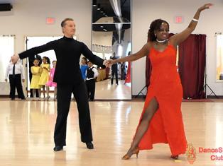 Teacher-student performance at Holiday Dance Showcase