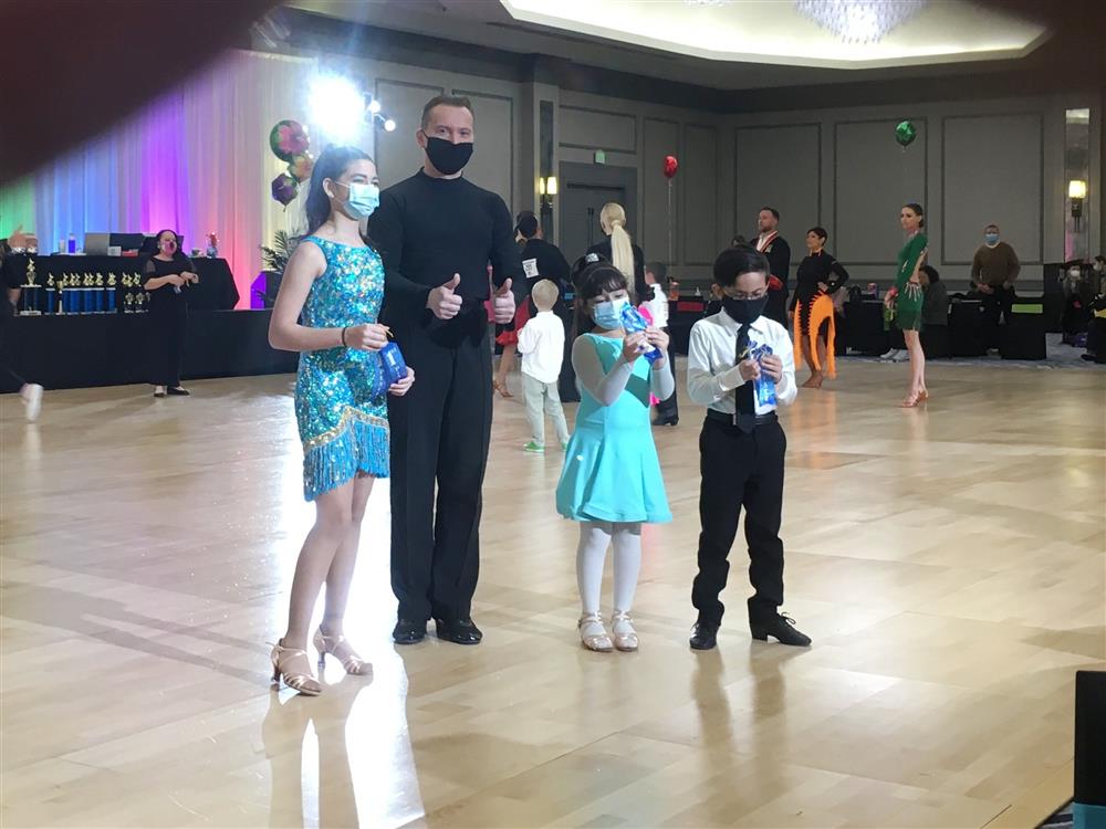 DanceSport Club competitors received their awards