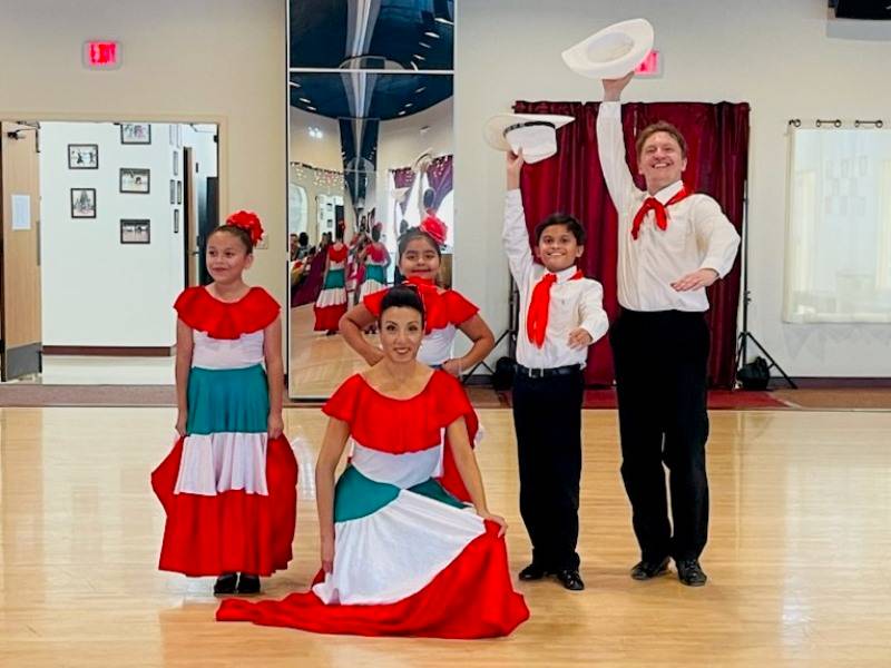 2023 Summer dance showcase - child folklorico dance class