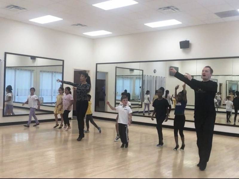 Child DanceSport (Ballroom and Latin) dance class in Houston at DanceSport Club