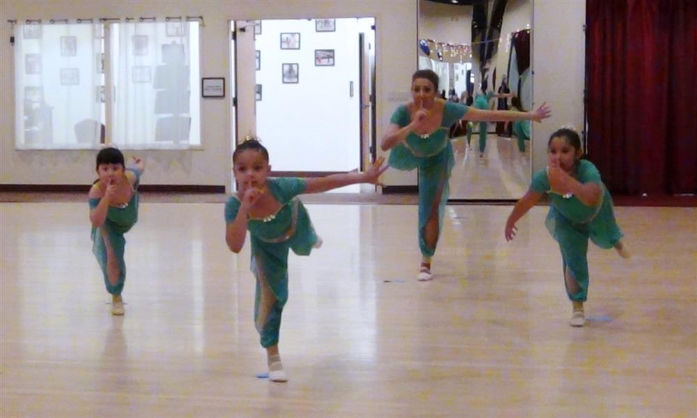Child Beginner Lyrical Ballet Class (Saturdays 12 Noon): Miranda, Sarah, Emma, and Ms. Jeanette. “Speechless”