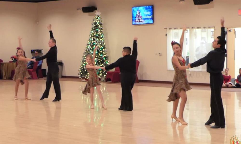 Ballroom and Latin performance dance teams for children and teens in Houston