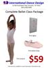 Ballet package special for DanceSport Club students